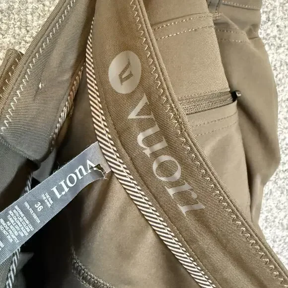 Vuori Pants Mens 36x27 Green Chinos Performance Stretch Aim The Rise The Shine - Picture 12 of 13